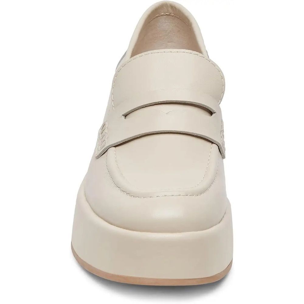 Dolce Vita Cream Platform Loafers - Picture 5 of 9